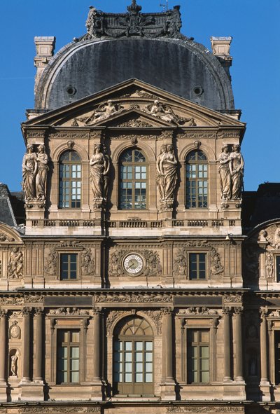 Le pavillon Sully, Cour Carrée ; aile Lescot - Pierre Lescot